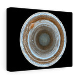 Jupiter South Pole Canvas Art