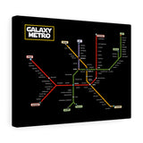 Galaxy Metro Canvas Art