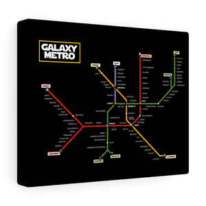 Galaxy Metro Canvas Art