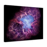 Crab Nebula Multi Wavelength Canvas Art