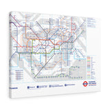Metro London Tube Canvas Art